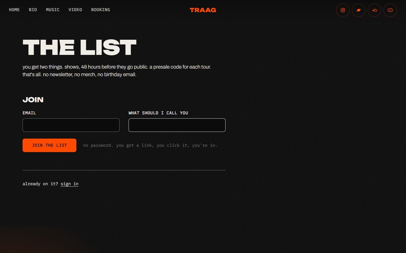 List